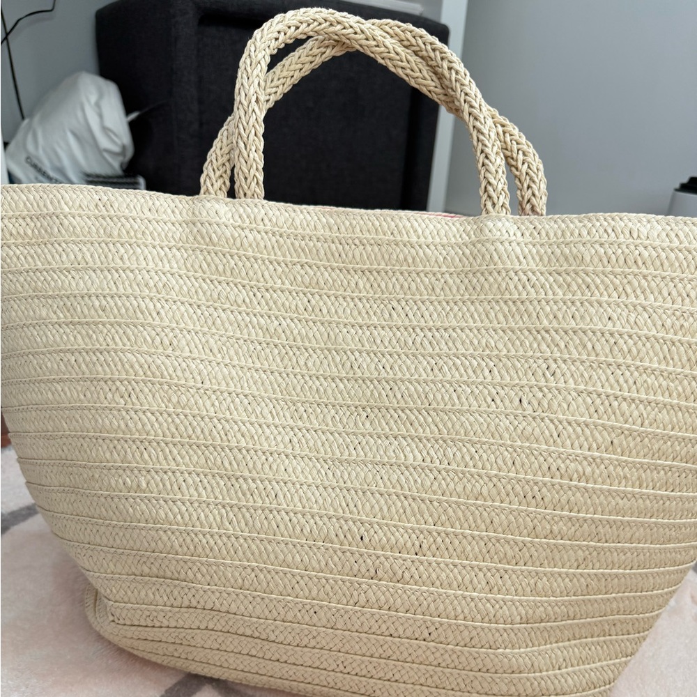 Uniqlo x Marimekko  Cream Woven Tote Bag